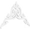 Ekena Millwork Pitch Baile Architectural Grade PVC Gable Pediment, 48"W x 28"H x 1"P (14/12) GPP048X028X100BAI - alternate 1